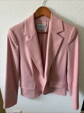 Pendleton Blush Pink Wool Blazer Jacket